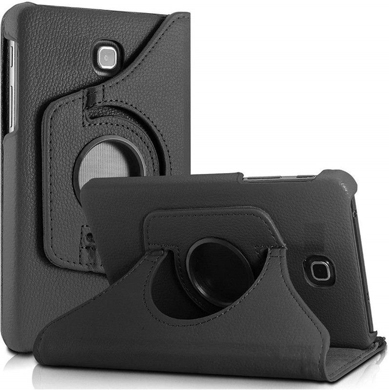 S-Hardline Flip Cover for Samsung Galaxy Tab 3 -P3210, 360° Rotational Hard PC  (Black)