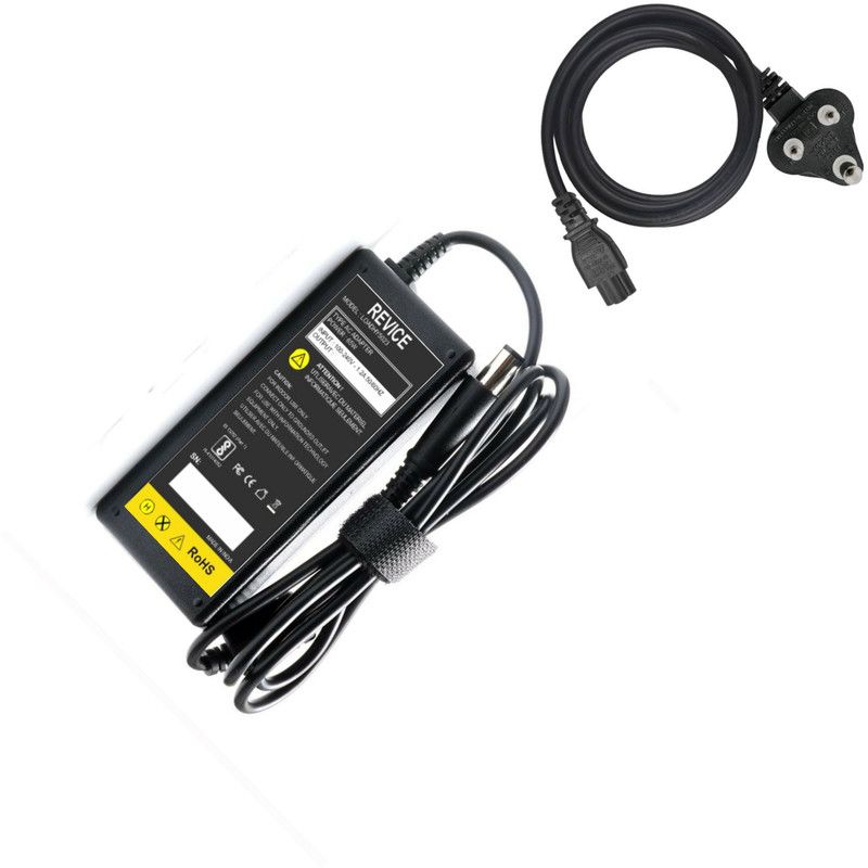 Revice Laptop charger for Inspiron 5758, 6000, 6000D 65w 3.34a 19.5V 3.34A Pin 7.4 x 5.0mm 65 W Adapter  (Power Cord Included)