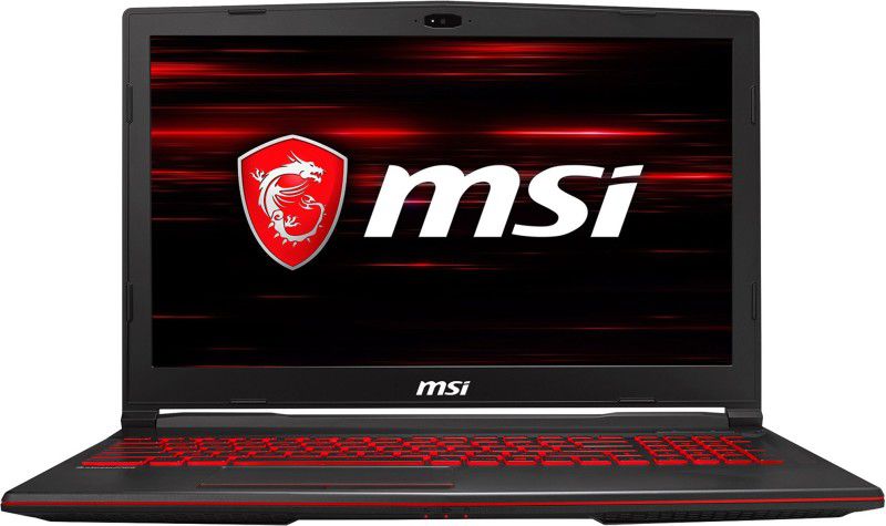 MSI GL Series Core i5 8th Gen - (8 GB/1 TB HDD/Windows 10 Home/4 GB Graphics/NVIDIA GeForce GTX 1050) GL63 8RC Gaming Laptop  (15.6 inch, Black, 2.2 kg)