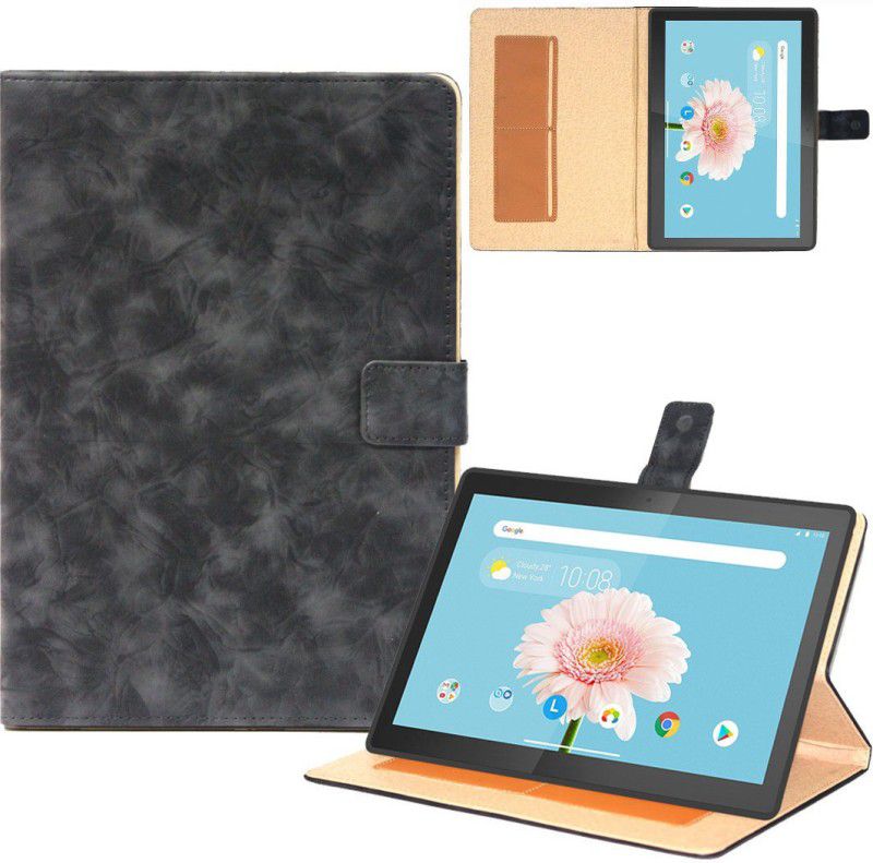 Gizmofreaks Flip Cover for Lenovo Tab M10 FHD REL Tablet Model No. : TB-X605FC / TB-X605LC  (Black, Pack of: 1)