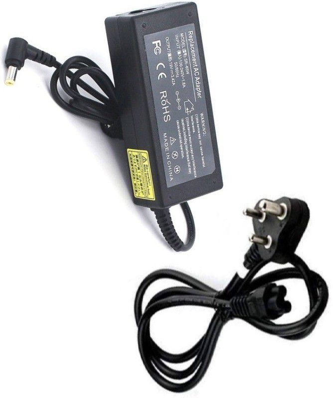 Laplogix Travelmate TM5740 19V 3.42A 65 W Adapter  (Power Cord Included)