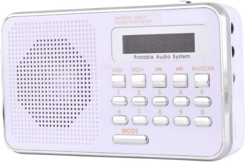 Grabit SM-74 USB/SD CARD player DIGITAL DISPLAY FM Radio  (Multicolor)