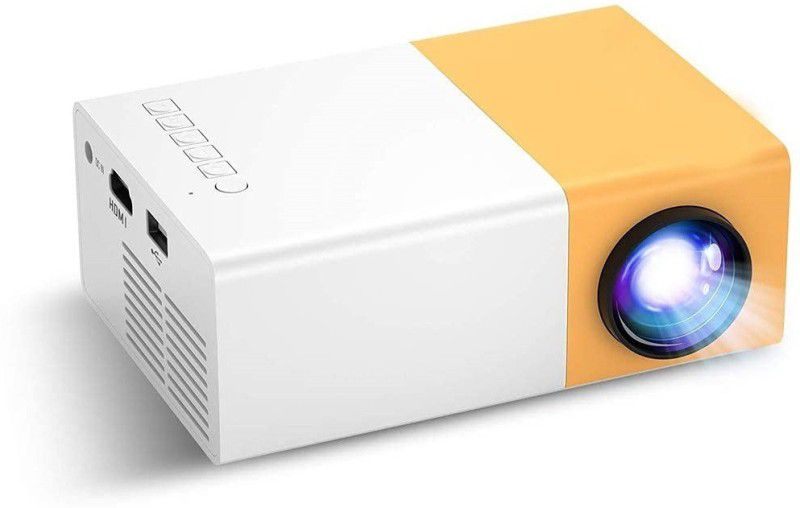 Bluebells India 600 lm LED Corded Portable Projector  (Yellow, White)