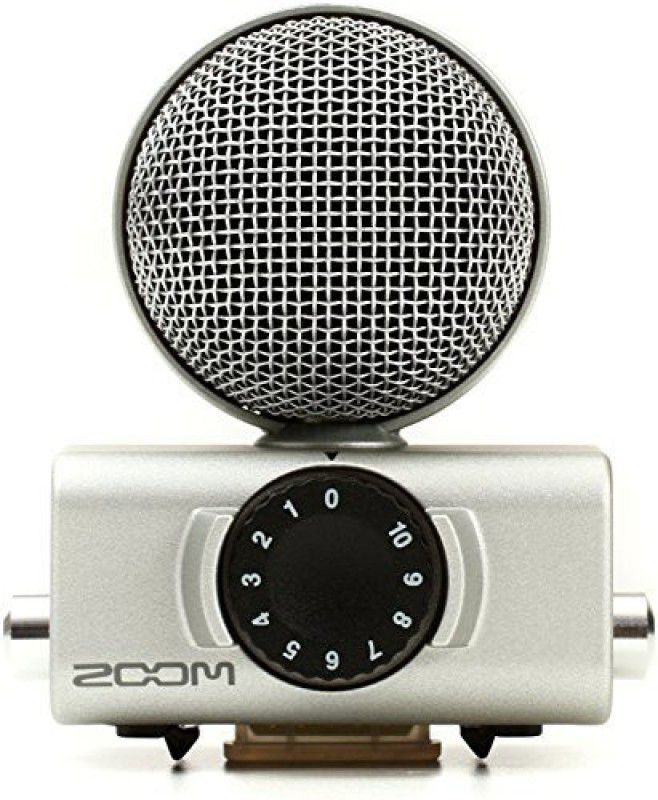ZOOM MSH-6 Mid-Side Microphone Caspsule for H5, H6, Q8, U-44, F4, and F8 Microphone Capsule  (Silver)