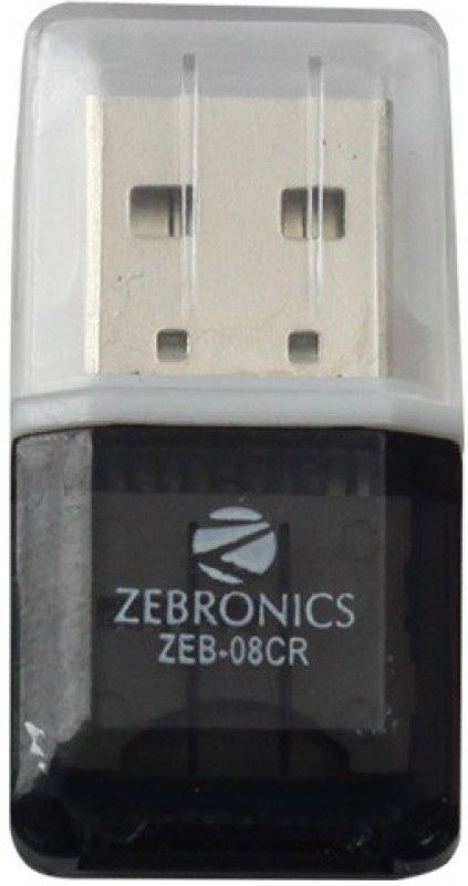 ZEBRONICS ZEB-08CR Card Reader  (Black)
