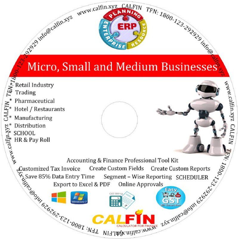 calfin GST BILLING SOFTWARE.  (Life Time Year)