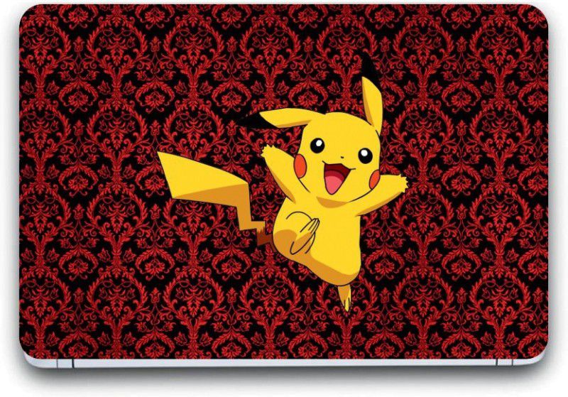 i-Birds ® Pokemon (Pikachu) Exclusive High Quality Laptop Decal, laptop skin sticker 15.6 inch (15 x 10) Inch iB-5K_skin_3423 High Quality HD Printed Vinyl Laptop Decal 15.6