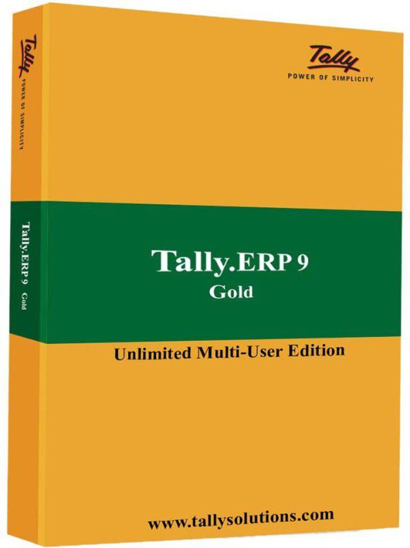 Tally tally.erp9 Gold Unlimited users  (1 year Year)