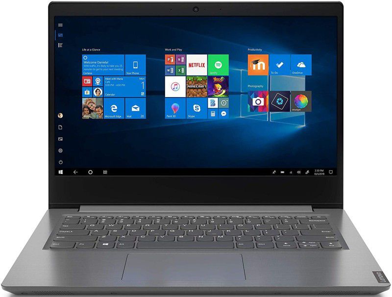 Lenovo Core i3 10th Gen - (4 GB/1 TB HDD/Windows 10 Home) V14-IIL Thin and Light Laptop  (14 inch, Grey, 1.6 kg)