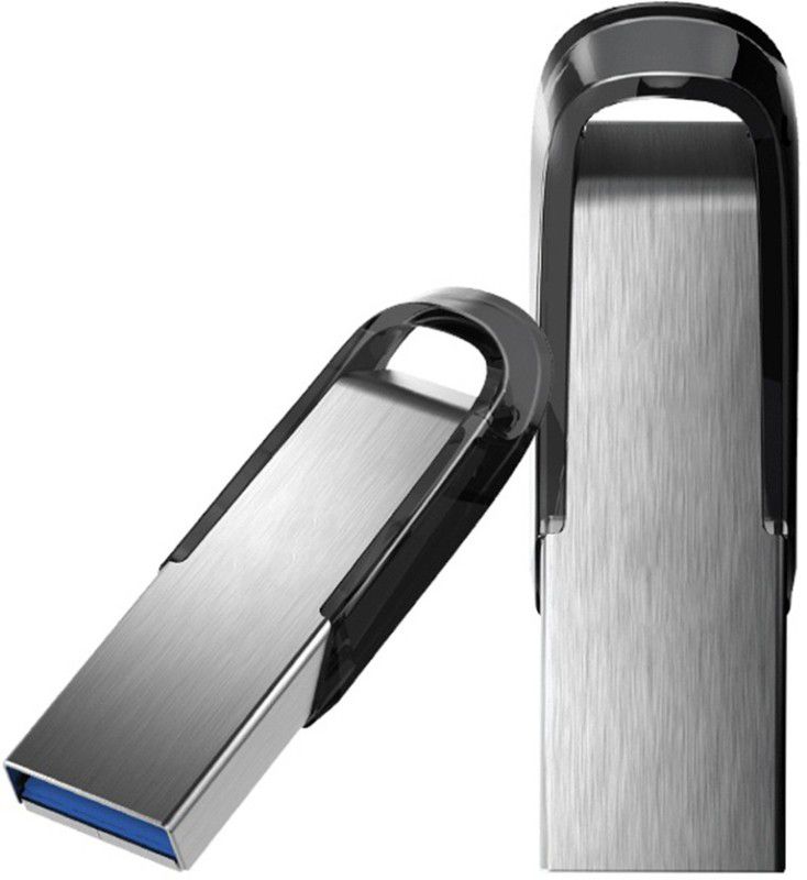 JVA 64GB 3.0 Flash Drive 150 MB/s Speed Super Fast 64 Pen Drive  (Silver, Black)