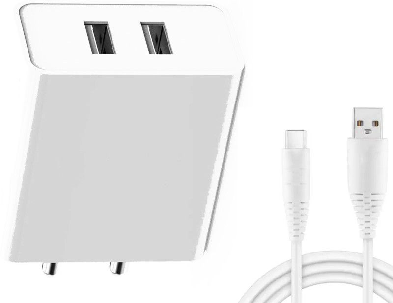 Multiport USB Charging Adaptor with Charging Cable Travel Adaptor