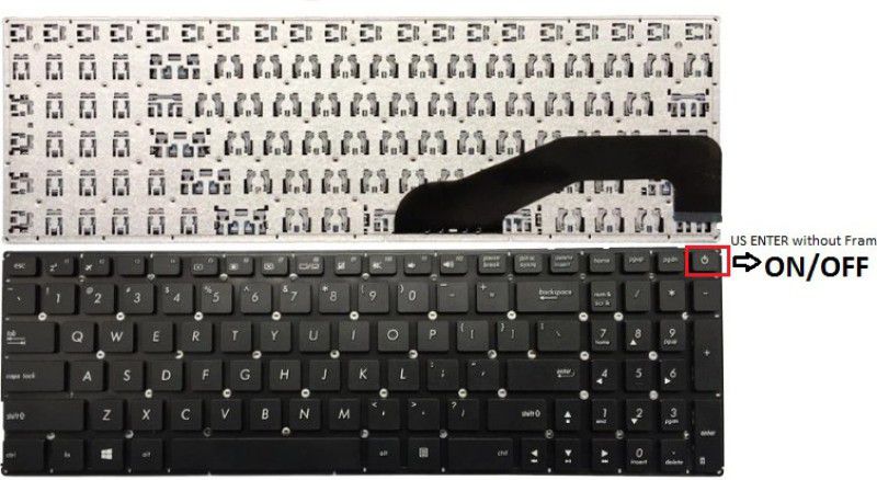 BLSM Asus X540 X540L X540LA X540LJ X540S X540SA X540SC A540 A540LA US (Black) Laptop Keyboard Replacement Key