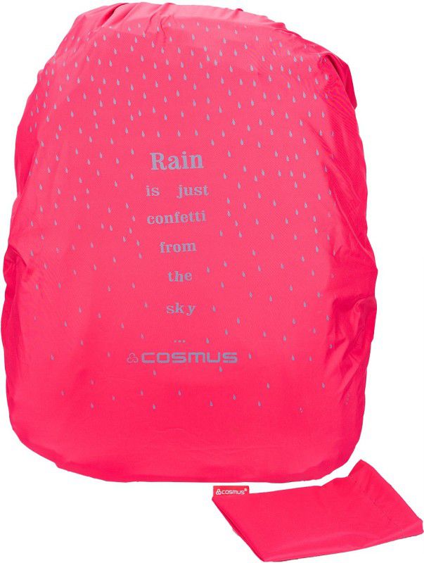 Cosmus Enterprises PC-9016-RAIN CONFETTI W/P PINK Waterproof Laptop Bag Cover  (50 L Pack of 1)