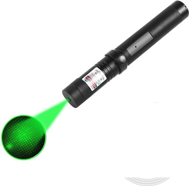 XTRDT Ultra Powerfull 532nm Adjustable Focus Military Lazer Pen Laser Pointer  (650 nm, green)
