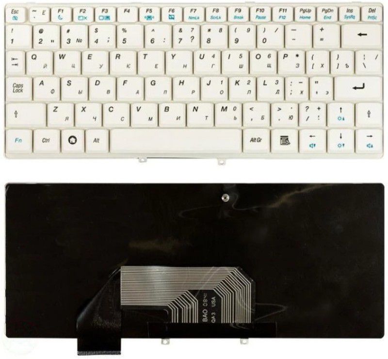 BLSM Genuine Lenovo Mar-Fr White Laptop Keyboard Replacement Key
