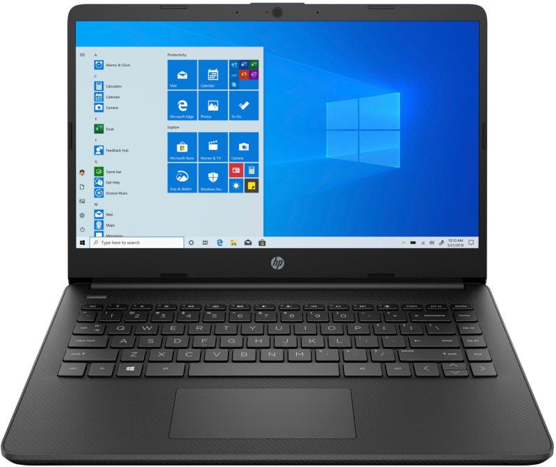 HP Core i3 11th Gen - (8 GB/256 GB SSD/Windows 10 Home) 14s-DQ2100TU Thin and Light Laptop  (14 inch, Jet Black, 1.46 kg, With MS Office)