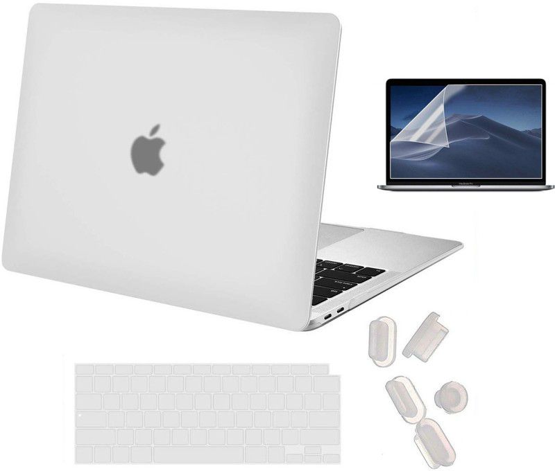 iFyx Front & Back Case for New MacBook Air 13 inch M1 A2337 Touch ID Retina Display 2020-2021 Release Hard Shell Case Cover  (Transparent, Matte Finish, Pack of: 4)
