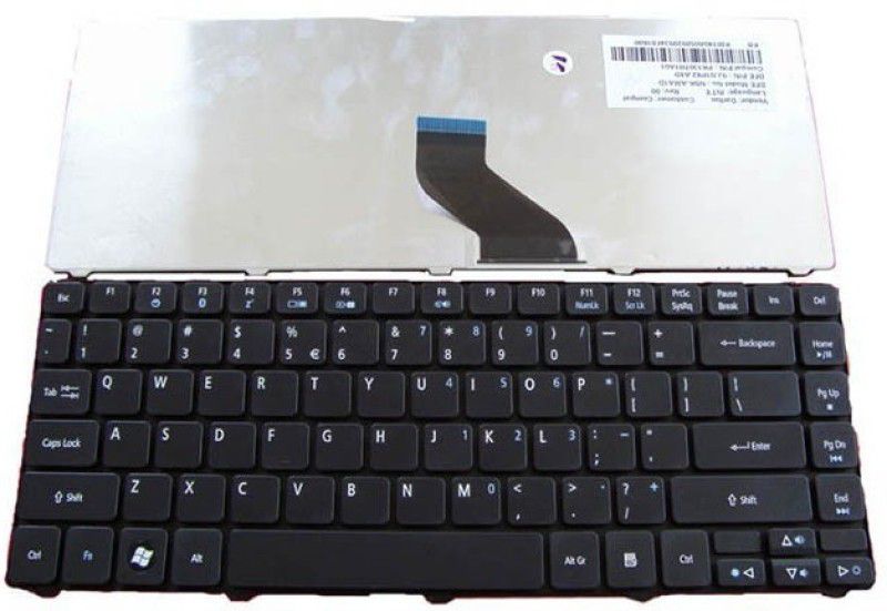 zikson Compatible For Acer 4738Z*Aspire Laptop Keyboard Black Key Laptop Keyboard Replacement Key