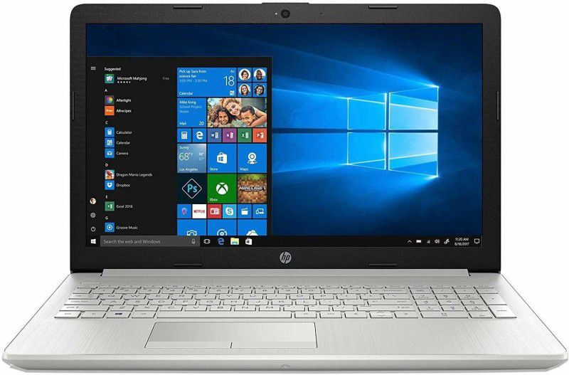 HP 15 Core i3 7th Gen - (4 GB/1 TB HDD/Windows 10 Home) 15-da0326tu Laptop  (15.6 inch, Natural Silver, 2.04 kg)