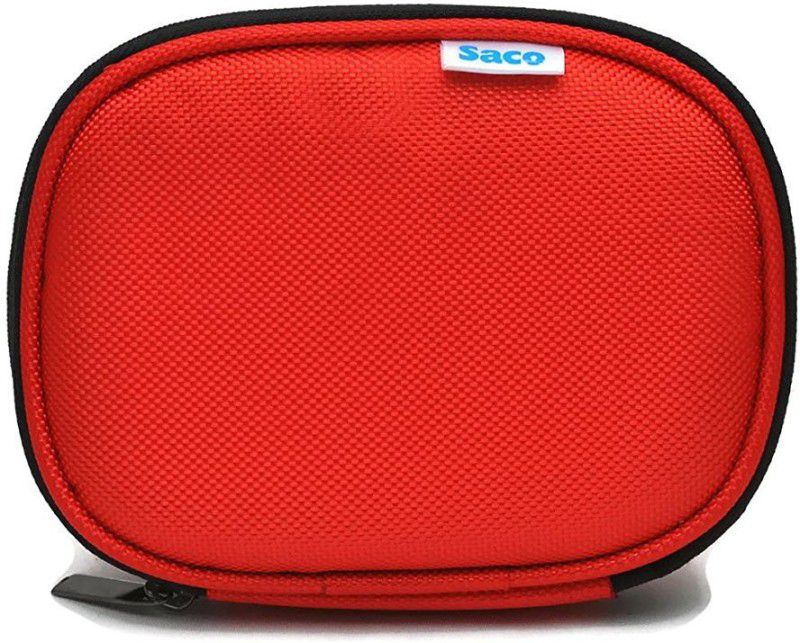 Saco Superfit HDD-Red37 4.5 inch External Hard Drive Enclosure  (For TranscendStoreJet25M32.5inch500GBExternalHardDisk,Red), Red)