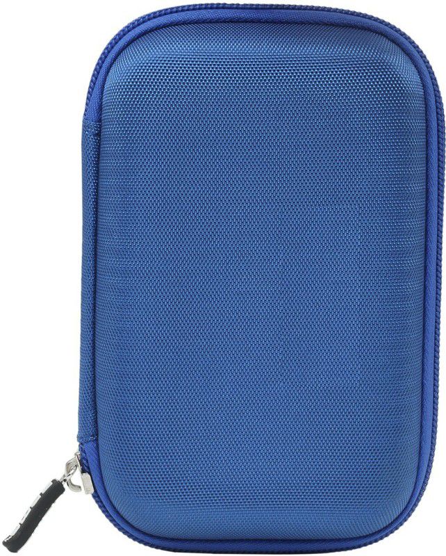 99Gems EXTERNAL HARD DRIVE COVER / BAG / HDD Casing Carry Bag Pouch 2.5 Case / Pouch 2.5 inch ZIP CASE / POUCH  (For External Hard drives, Blue)