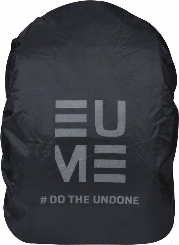 EUME Polyester 35 LTR Reflector Rain and Dust Cover with Pouch Waterproof, Dust Proof Laptop Bag Cover, School Bag Cover  (M Pack of 1)