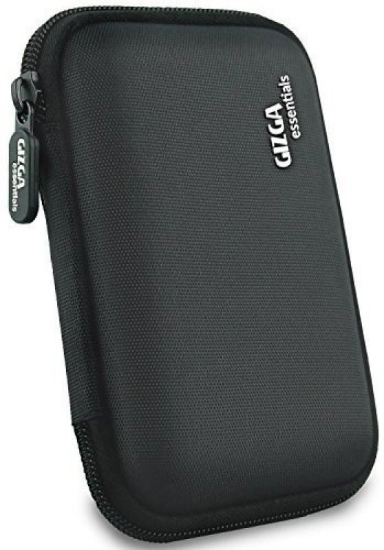 Gizga Essentials Hard Drive Case 2.5 inch Double Padded  (For 2.5-Inch External Hard Drive, Black)
