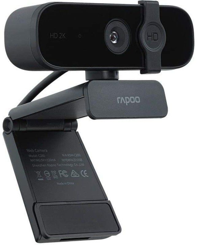 RAPOO C280 Webcam  (Black)