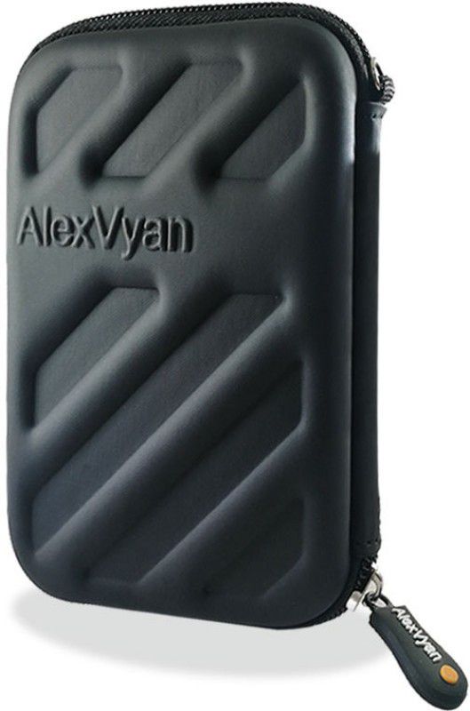 AlexVyan Pouch for Seagate 500 GB 1TB 2TB 4TB Wired External Hard Disk Drive Casing Case Cover Enclosure Bag Sleeve  (Black, Shock Proof, Pack of: 1)