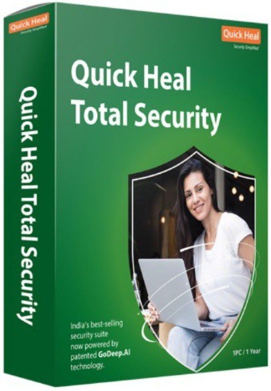 QUICK HEAL Total Security 1 User 1 Year  (CD/DVD)