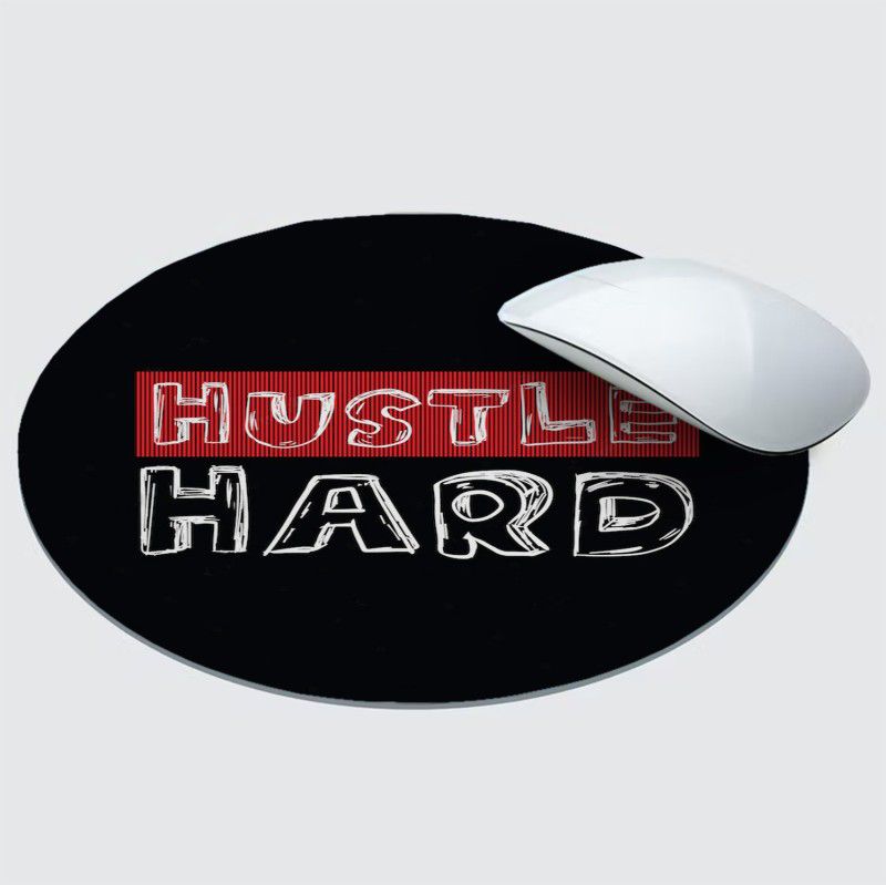 Paper Plane Design Anti Skid Mouse Pad for Desktop and Laptop Computer (Round , Size- 20 cm ) s29 Mousepad  (Multicorored)