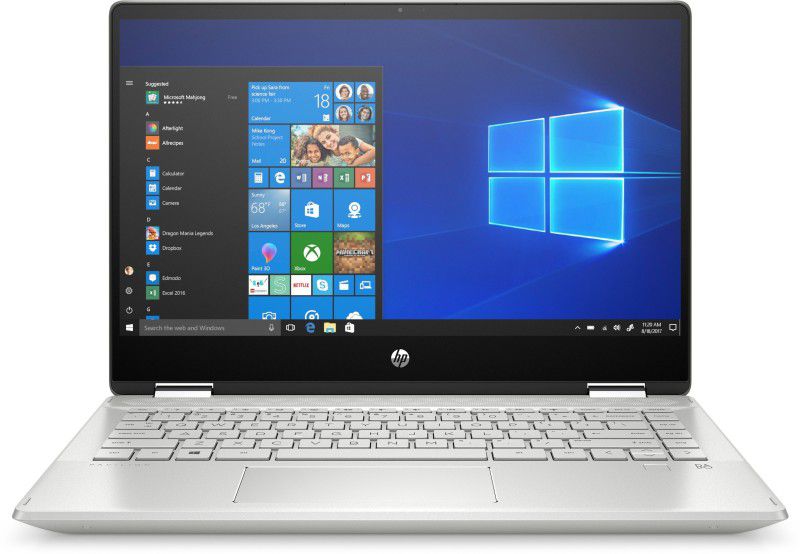 HP Pavilion x360 Core i5 8th Gen - (8 GB/1 TB HDD/256 GB SSD/Windows 10 Home/2 GB Graphics) 14-dh0043TX 2 in 1 Laptop  (14 inch, Mineral Silver, 1.65 kg, With MS Office)