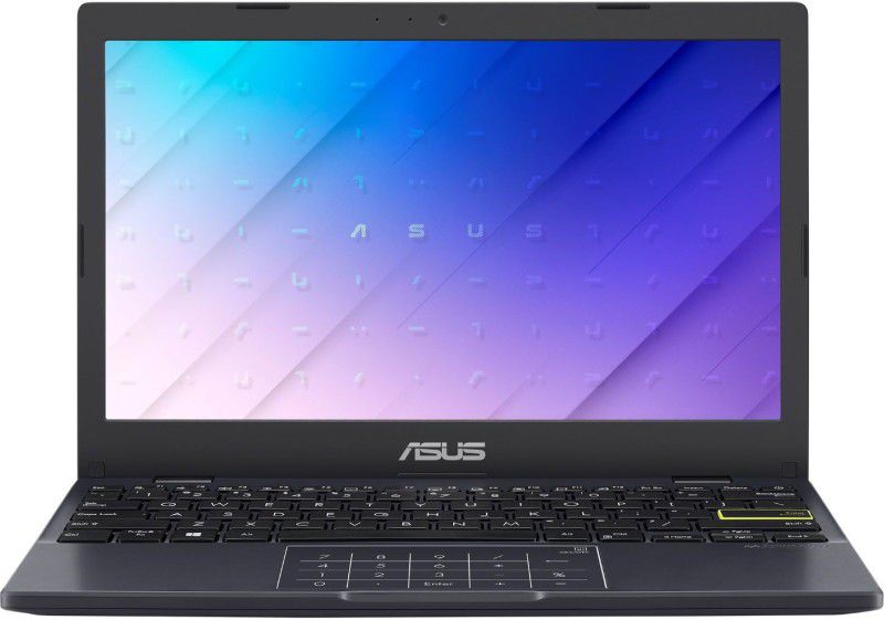 ASUS EeeBook 12 Celeron Dual Core - (4 GB/64 GB EMMC Storage/Windows 10 Home) E210MA-GJ011T Thin and Light Laptop  (11.6 inch, Peacock Blue, 1.05 Kg)