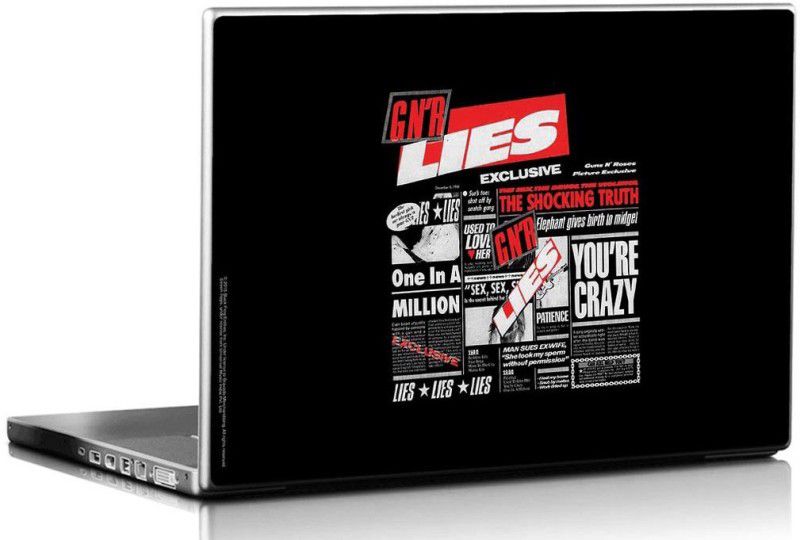 Bravado Guns N Roses Lies Vinyl Laptop Decal 15.6