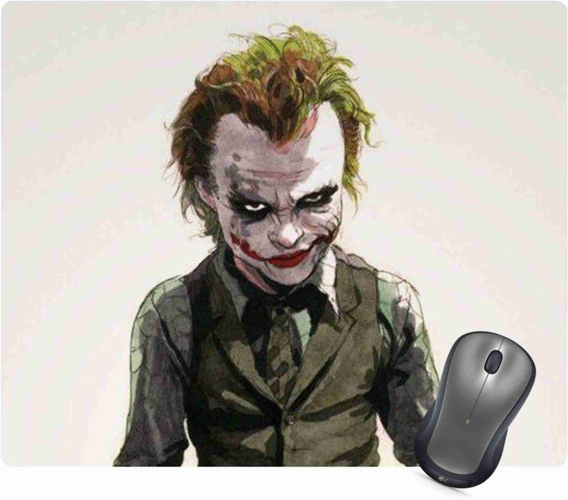 Golden Feather Anti Skid JOKER Design Printed Mouse pad for laptops and Computers 30 Mousepad  (Multicolor)