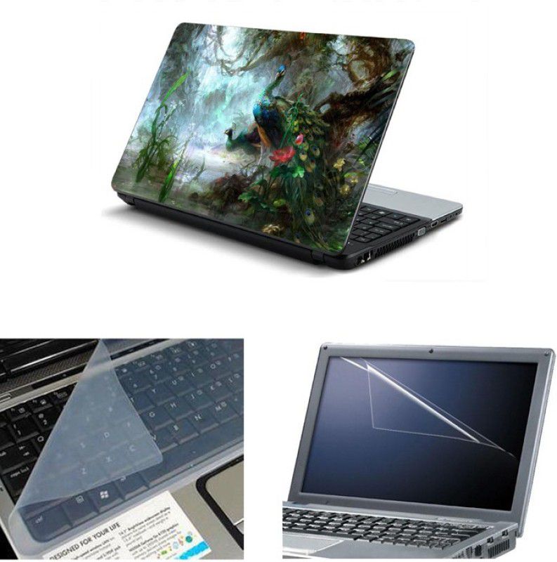 Namo Art 3in1 Laptop Skins with Screen Guard and Key Protector TPR1042 Combo Set