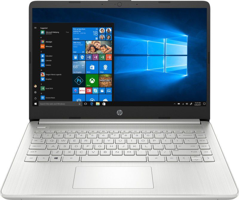 HP Intel Core i5 11th Gen - (8 GB/512 GB SSD/Windows 10 Home) 14s- DQ2535TU Thin and Light Laptop  (14 inch, Natural Silver, 1.46 KG, With MS Office)