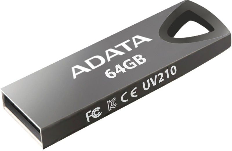 ADATA UV 210 2.0 - 64 GB PENDRIVE 64 GB Pen Drive  (Silver)