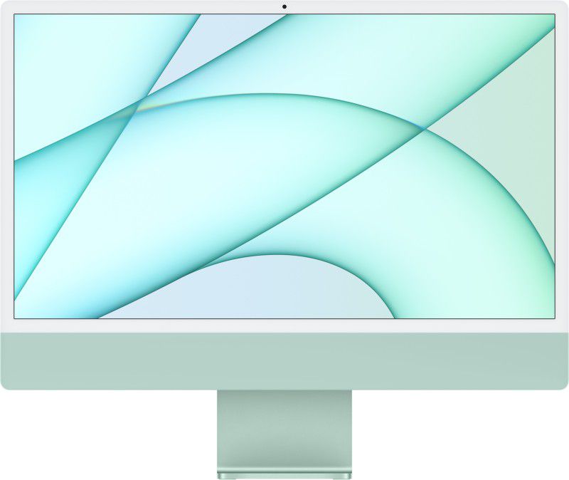 APPLE 2021 iMac with 4.5K Retina display M1 (8 GB Unified/256 GB SSD/Mac OS Big Sur/24 Inch Screen/MGPH3HN/A)  (Green, 461 mm x 547 mm x 130 mm, 4.48 kg)