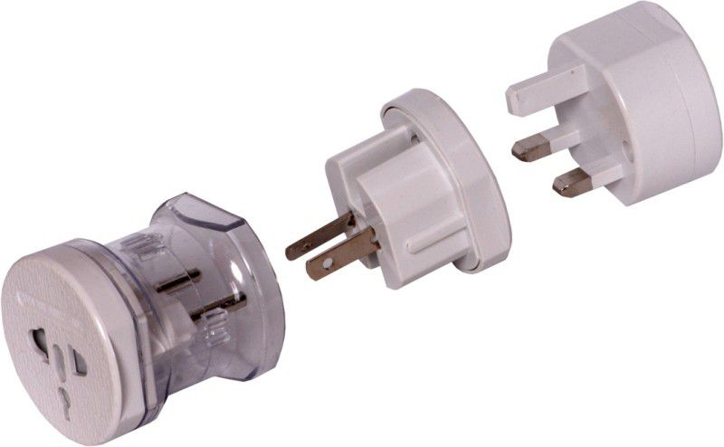 JMALL All-in-One Universal Travel Adapter Plug - AD06 Worldwide Adaptor  (White)