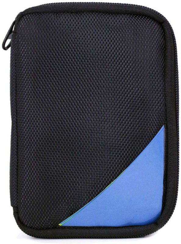 Flipkart SmartBuy Wallet Case Cover for Wd My Passport 2 Tb Wired External Hard Disk Drive Blue  (Black, Cases with Holder, Pack of: 1)