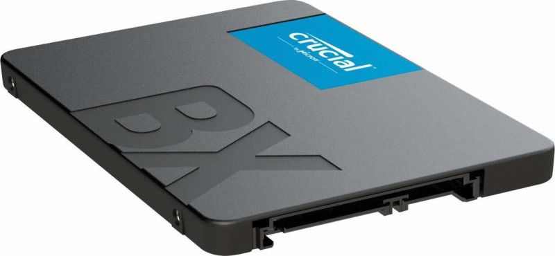 Crucial BX500 SATA SSD 240 GB Desktop, Laptop, All in One PC's, Network Attached Storage, Surveillance Systems, Servers Internal Solid State Drive (SSD) (BX500 240GB 2.5 INCH SATA SSD)  (Interface: SATA, Form Factor: 2.5 Inch)
