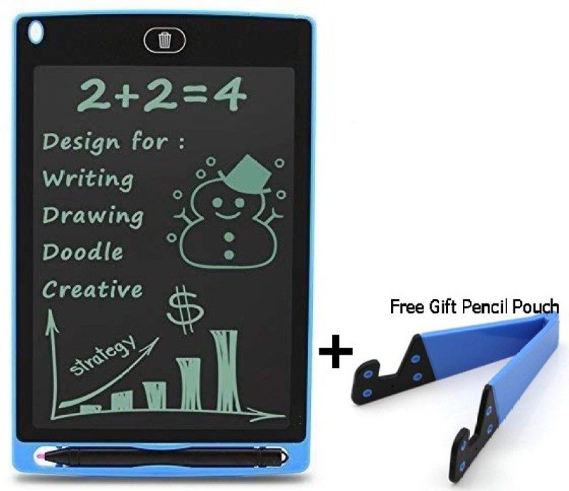 ARVANA LCD Writing Tablet Paperless Handwriting Pad for Kids RuffPad Slate Stylus Pen Digital RuffPad Slate LCD Re-Writing Drawing Board For Play&Fun+Mobile Stand 8.5 x 7 inch Graphics Tablet  (Black, Connectivity - Wireless)