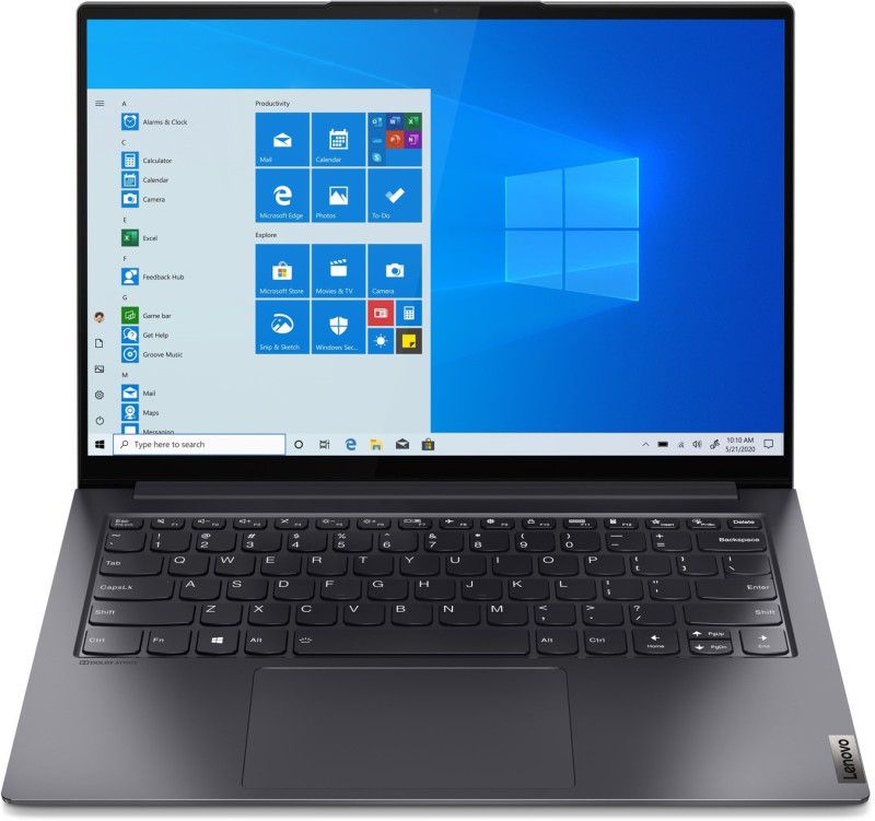Lenovo Yoga Slim 7 Pro Intel Core i5 11th Gen - (16 GB/512 GB SSD/Windows 11 Home) 14IHU5 Thin and Light Laptop  (14 Inch, Slate Grey, 1.3 Kg, With MS Office)
