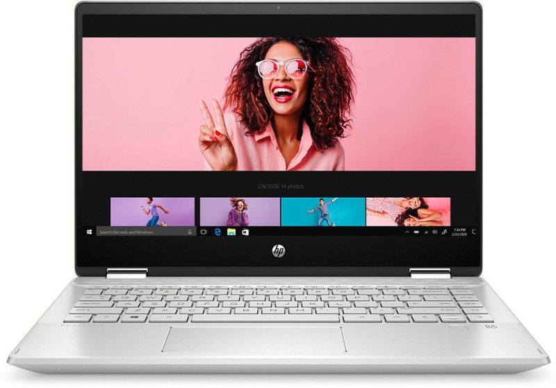 HP Pavilion x360 Core i5 11th Gen - (8 GB/512 GB SSD/Windows 10 Home) 14-dw1039TU 2 in 1 Laptop  (14 inch, Natural Silver, 1.61 kg, With MS Office)