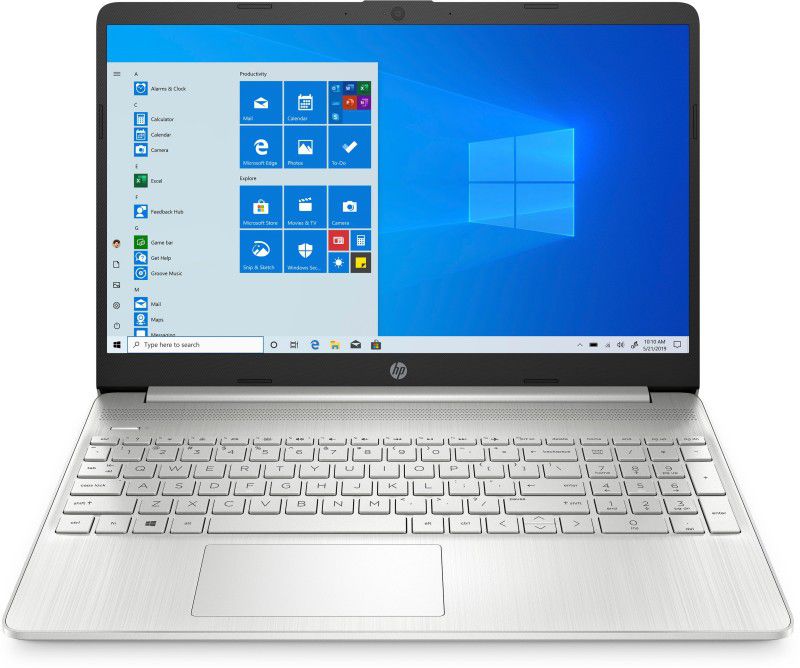 HP 15s Ryzen 3 Dual Core 3200U - (4 GB/256 GB SSD/Windows 10 Home) 15s-eq0007AU Thin and Light Laptop  (15.6 inch, Natural Silver, 1.77 kg, With MS Office)