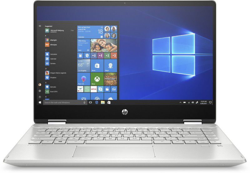 HP Pavilion x360 Core i5 10th Gen - (8 GB/512 GB SSD/Windows 10 Home) 14-dh1179TU 2 in 1 Laptop  (14 inch, Mineral Silver, 1.58 kg, With MS Office)