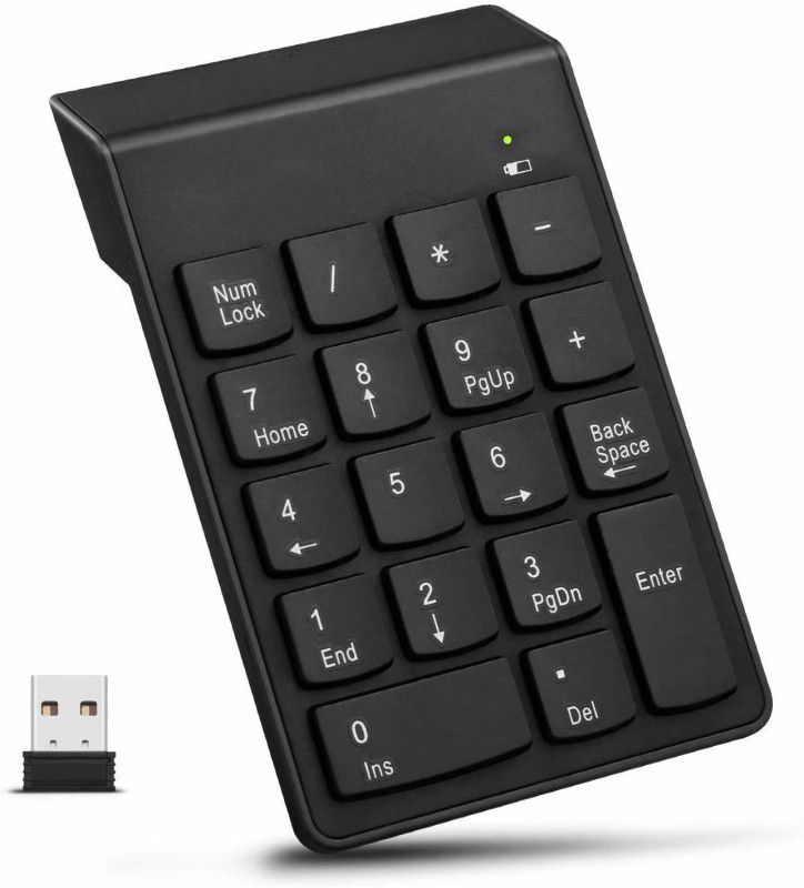 coolcold Number Pad Keyboard Wireless Number Pad  (USB 2.0)