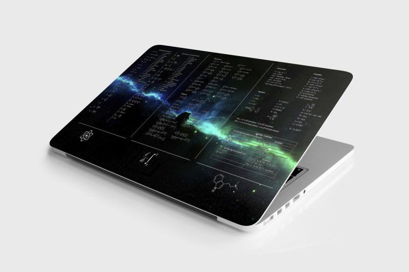 Yuckquee Maths Formula Sheet Laptop Skin/Sticker/Vinyl for 14.1, 14.4, 15.1, 15.6 inches for Laptops or Notebooks Printed on 3M Vinyl, HD,Laminated, Scratchproof.M-15 Vinyl Laptop Decal 15.6
