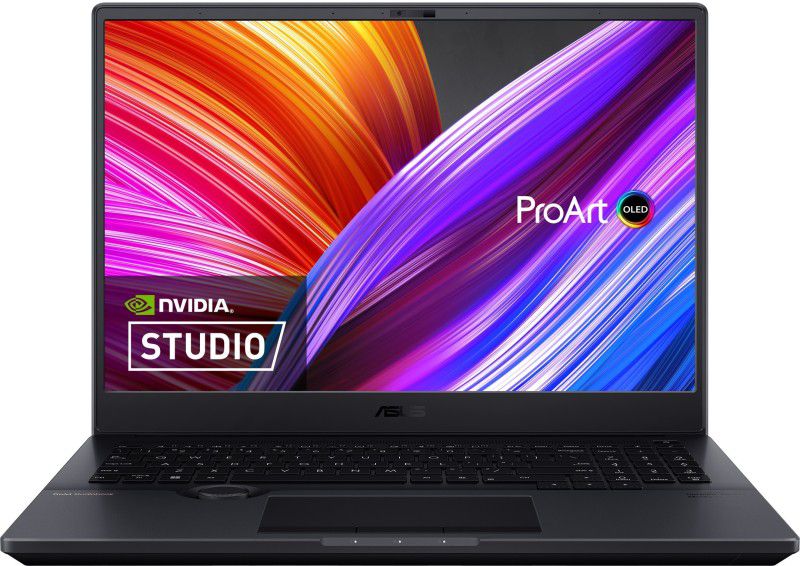 ASUS ProArt Studiobook 16 OLED (2022) with ASUS Dial Core i7 12th Gen - (32 GB/1 TB SSD/Windows 11 Home/8 GB Graphics/NVIDIA GeForce RTX 3070 Ti) H7600ZW-L711WS Creator Laptop  (16 inch, Mineral Black, 2.40 Kg, With MS Office)